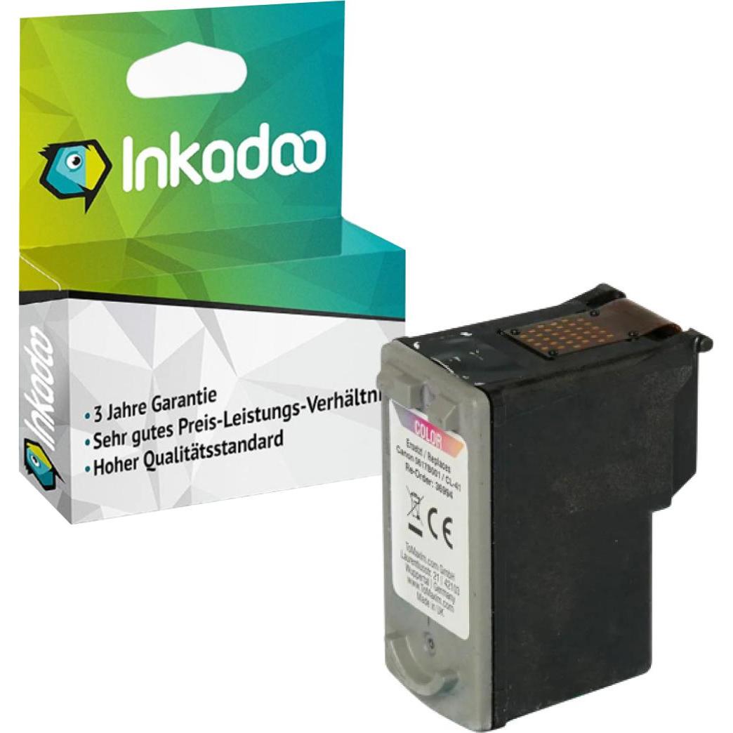 Inkadoo, Druckerpatrone, Druckerpatronen kompatibel zu Canon 2146B001 / CL-38 Druckkopfpatrone, color Farbe (Color)
