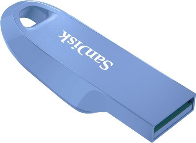 Actual product image SANDISK Ultra Curve USB 3.2 flash drive 64 GB Blue (64 GB, USB-A)