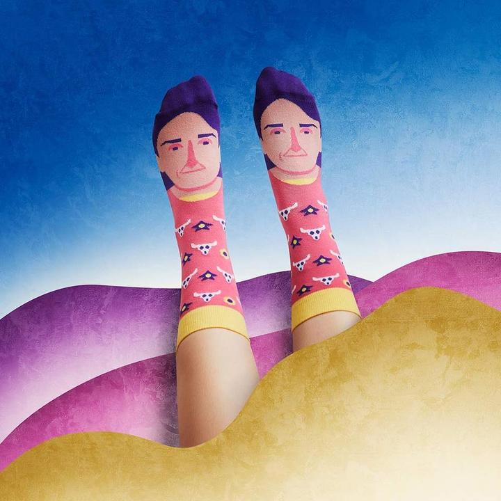 Immagine prodotto Chattyfeet Georgia O'Keefeet (Confezione singola, M)