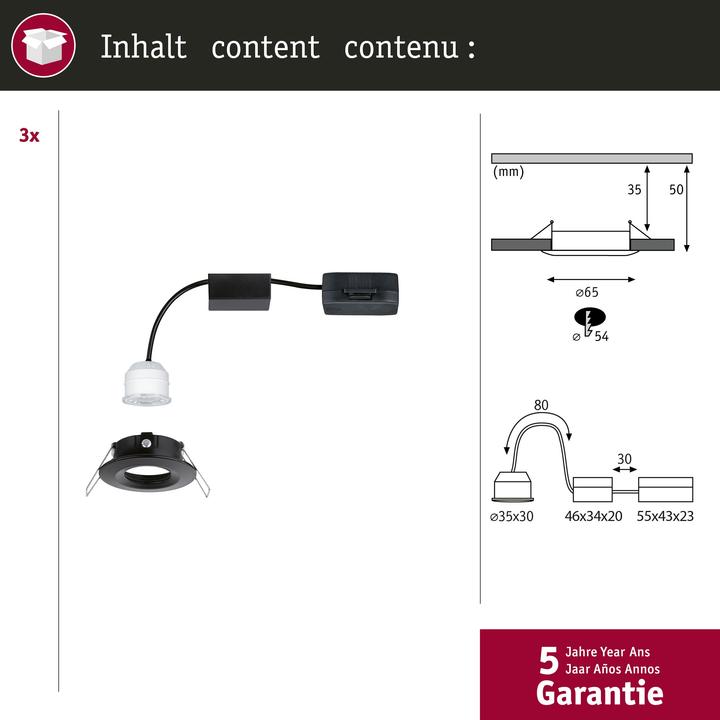 Produktbild Paulmann Einbauleuchte Nova Mini (310 lm)