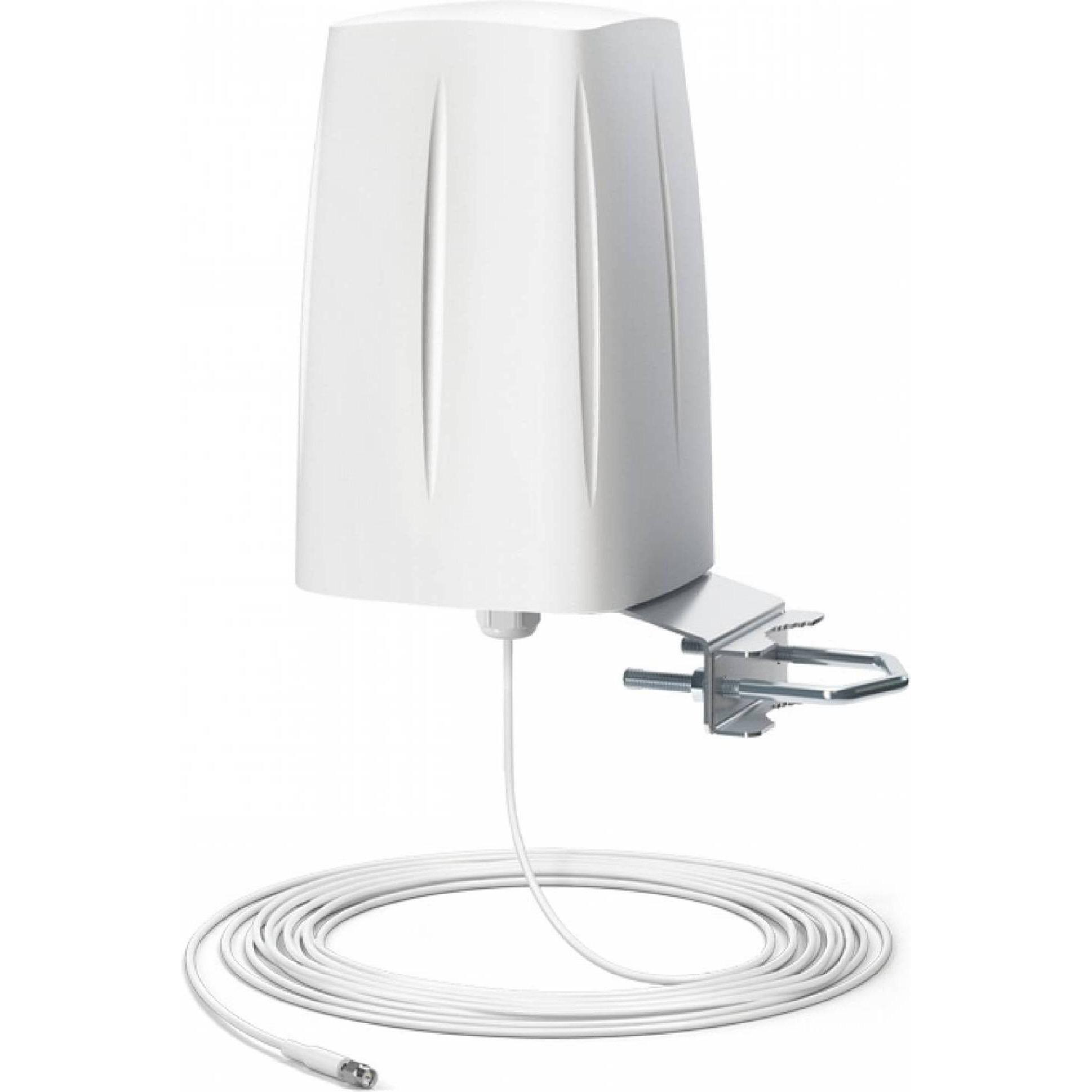 Quwireless AOLS1 - QuOmni LTE SISO - Antenna omnidirezionale multibanda LTE SISO, cavo da 5 m, SMA, Antenna WiFi