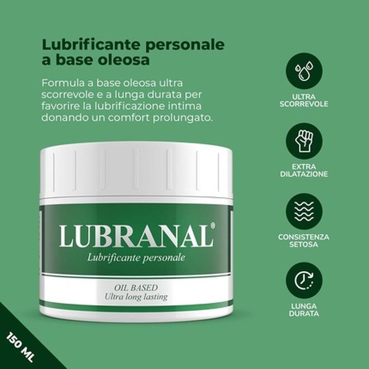 Actual product image Intimateline Lubranal Lubrifist Anal Cream Lubricant Oil Base 150 ml (150 ml)