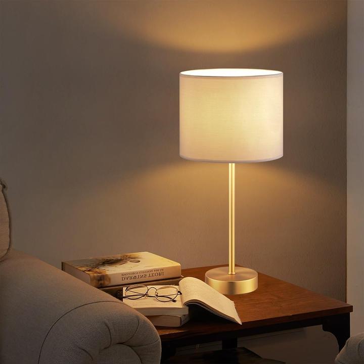 Produktbild Home Collection Stoff-Lampenschirm Zylinder 25cm