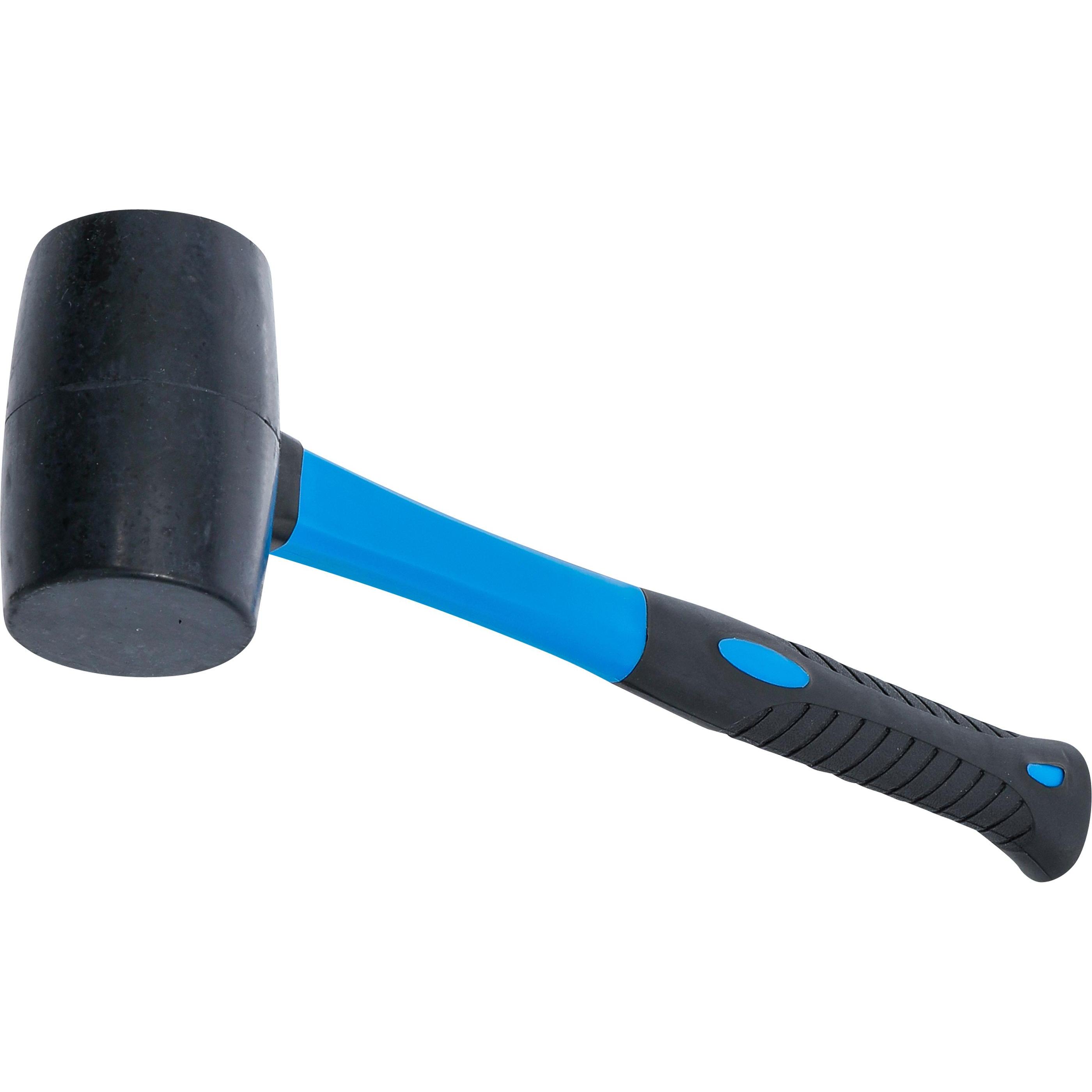 BGS, Hammer, Gummihammer Fiberglasstiel schwarzer Kopf Ø 50 mm 280 g (459 g)