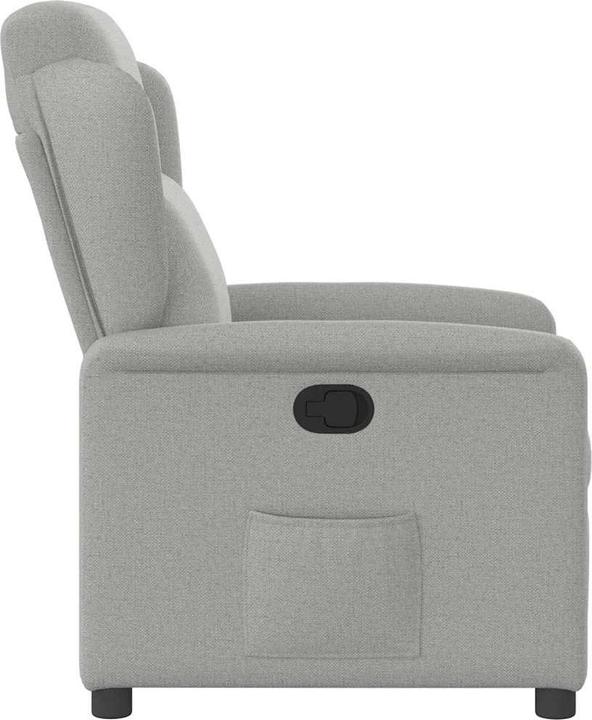 Actual product image VidaXL Relax armchair cloud grey fabric