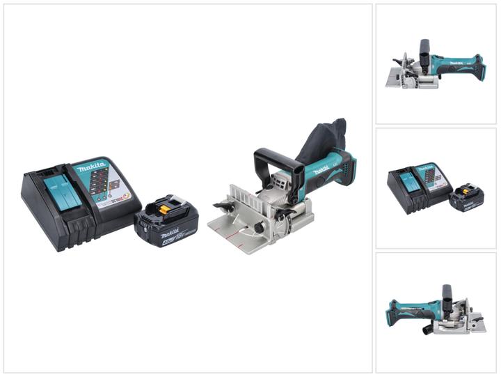 Actual product image Makita DPJ 180 RM1 Battery grooving cutter 18 V 100 mm + 1x battery 4.0 Ah + charger
