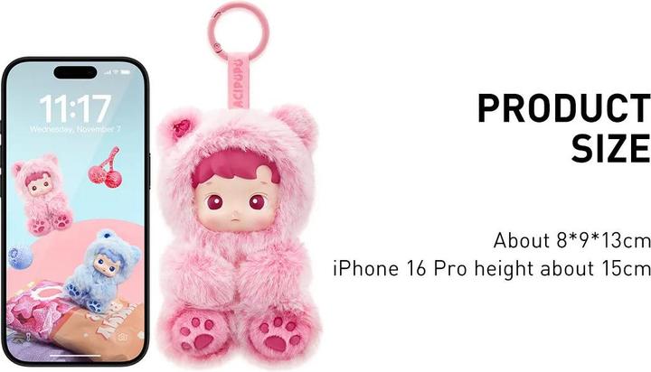 Produktbild Pop Mart Hacipupu Gummy Bear Blind Box (1 Stück) (13 cm)