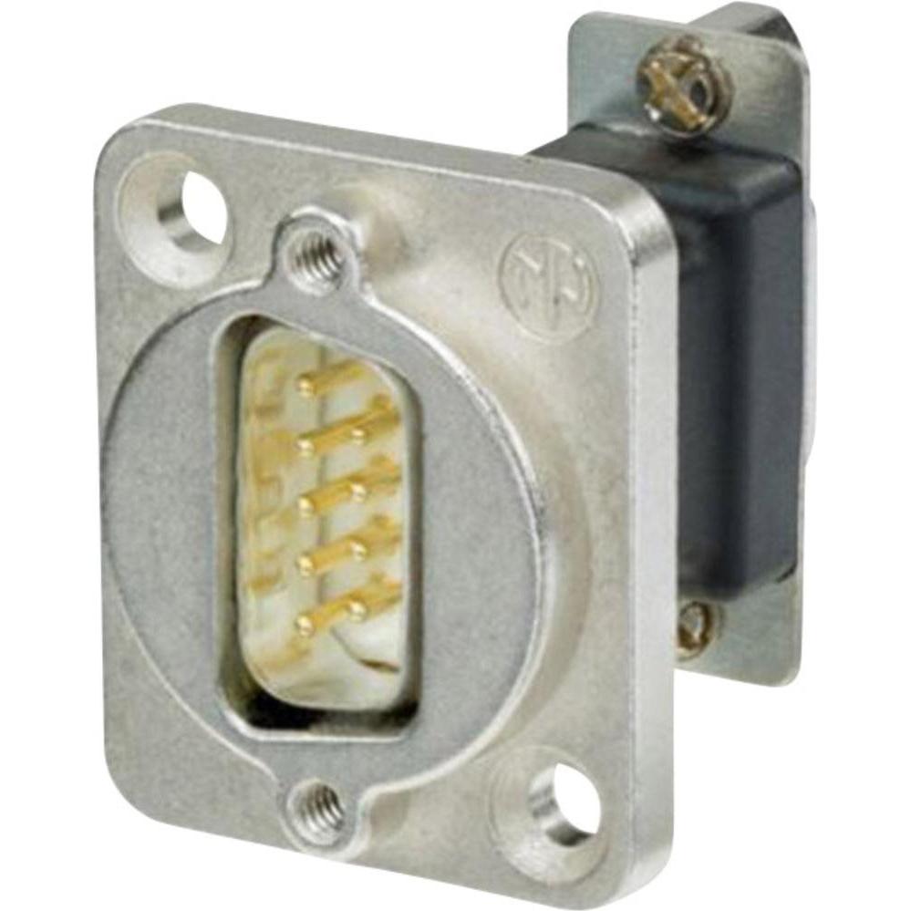 Neutrik 9W D-SUB feedthrough, female to female, Elektronikkabel + Stecker, Schwarz