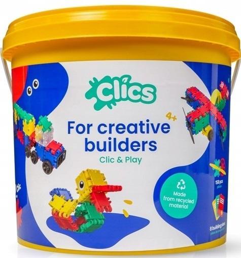 Actual product image Clics Build & Play Bucket