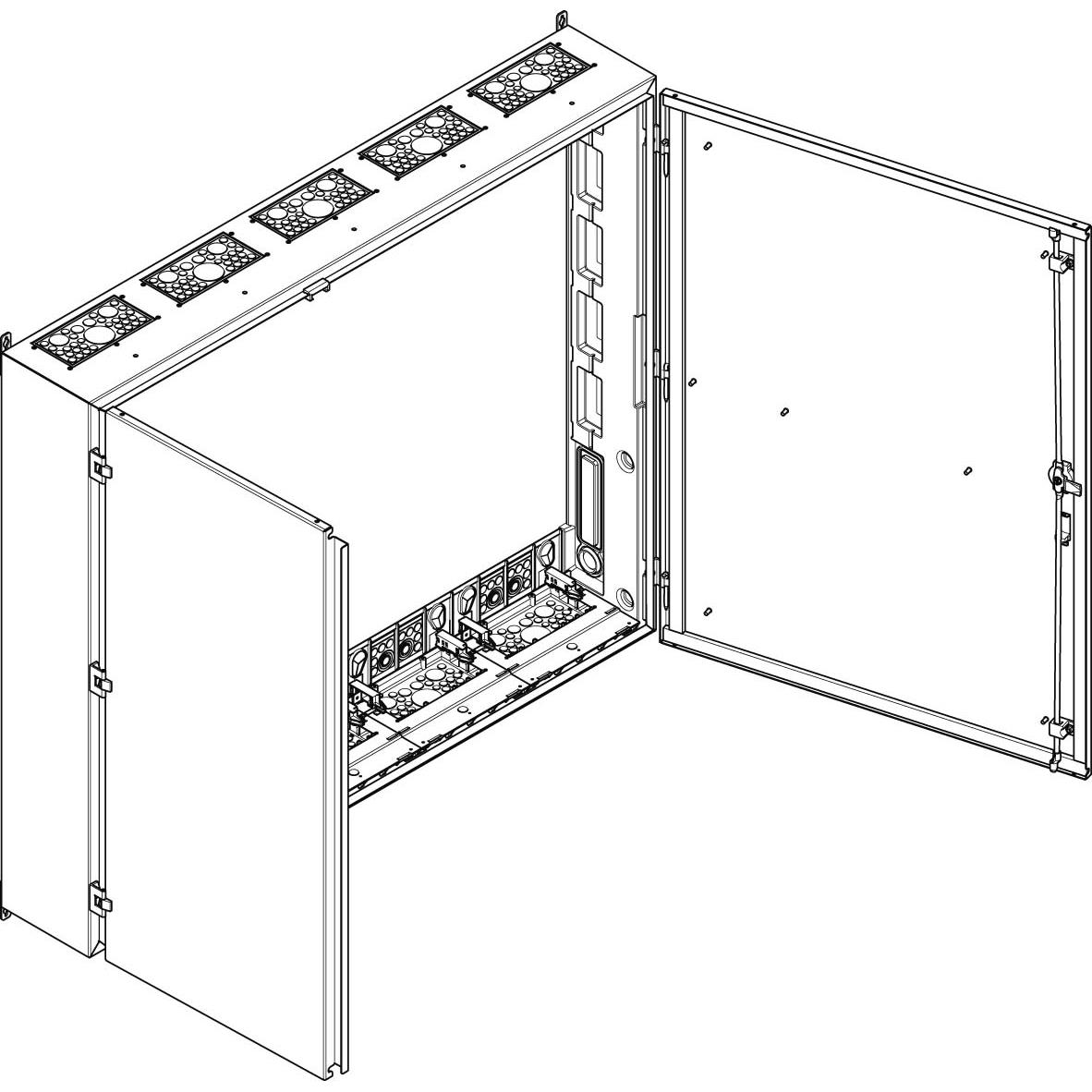 ABN, Verteilerschrank Zubehör, Wandgehäuse SP57