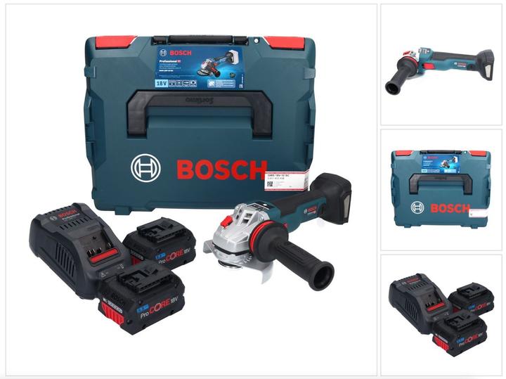 Produktbild Bosch Professional GWS 18V-10 SC (2xPC5.5Ah. L-BOXX) (125 mm)