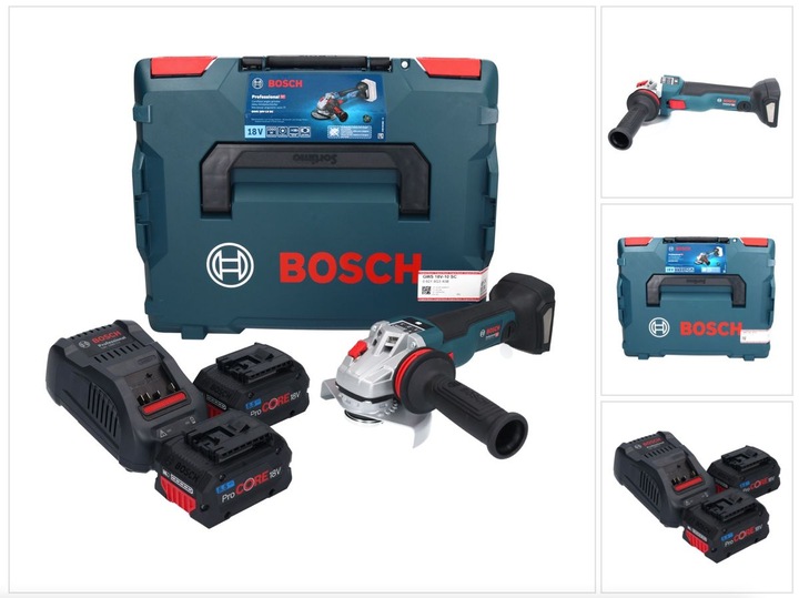 Actual product image Bosch Professional GWS 18V-10 SC (2xPC5.5Ah. L-BOXX) (125 mm)