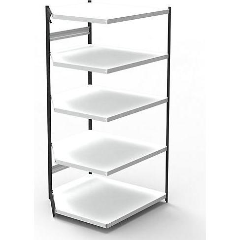kaiserkraft, Kellerregal, Büro-Regalsystem, ohne Rückwand