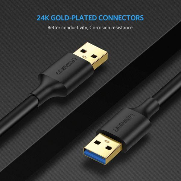 Immagine prodotto Ugreen Cavo da USB-A 3.0 a USB-A 3.0 (1 m, USB 3.0, 5 W)