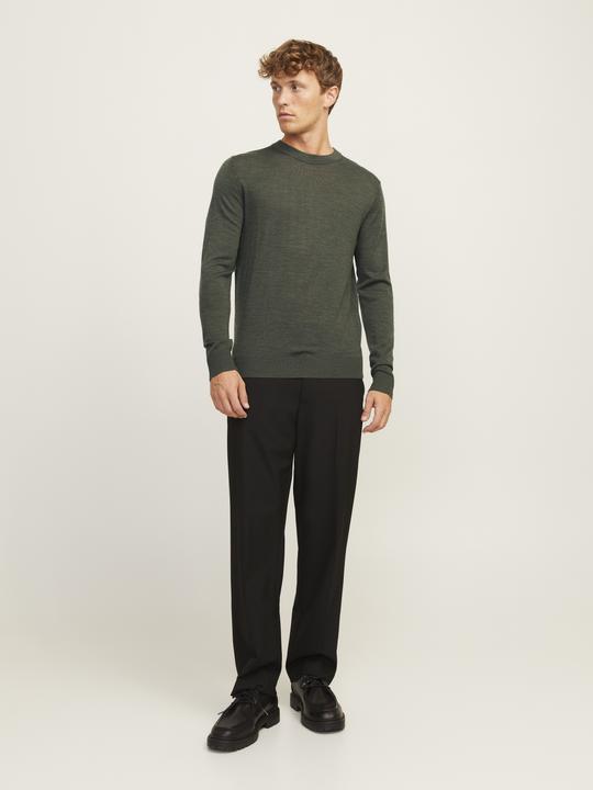 Produktbild Jack & Jones Einfarbig Strickpullover mit Rundhals Strickpullover mit Rundhals (XS)