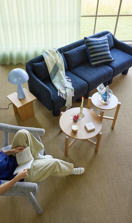 Produktbild Hübsch Elegance Sofa Dunkelblau