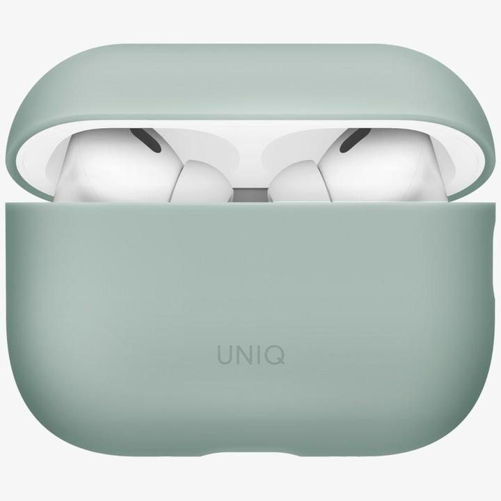 Image du produit Uniq Case Lino for AirPods Pro 3 gen Silicone green (Manchon pour casque d'écoute)