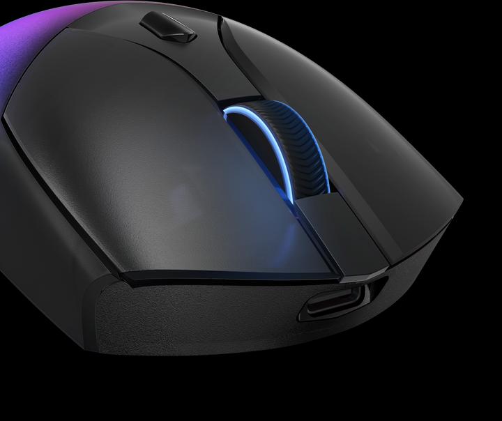 Produktbild Lenovo Legion M410 Wireless RGB Mouse - Mus - 6 knapper - Sort med RGB lys (Kabellos, Kabelgebunden)
