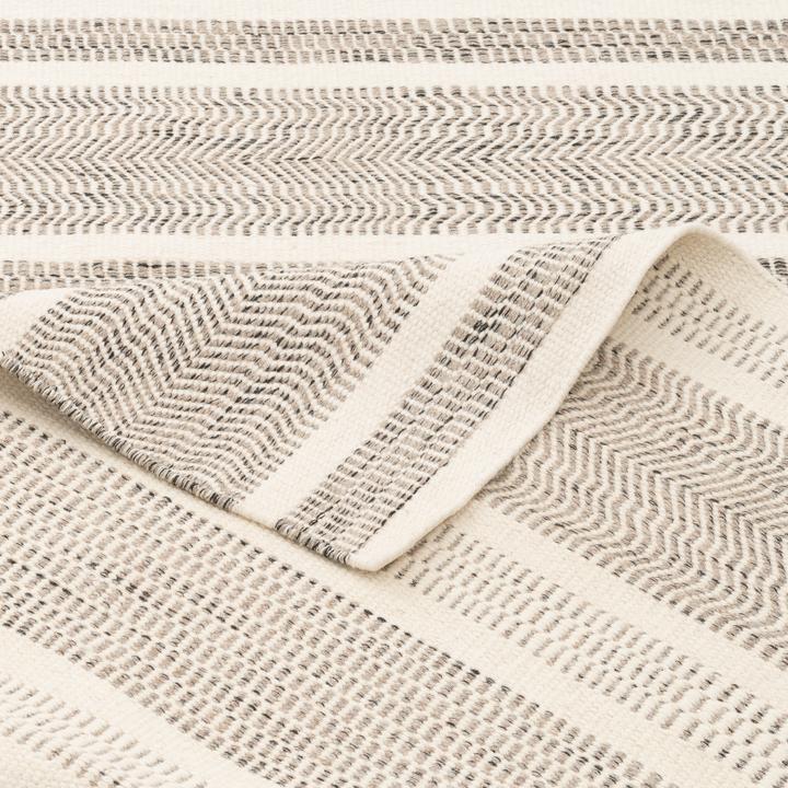 Actual product image Pergamon Nature Carpet Wool Rana Stripes (120 x 180 cm)