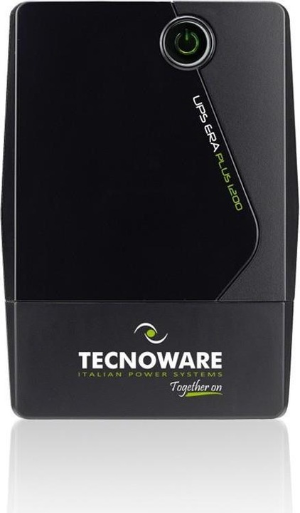 Actual product image Tecnoware Ups 1600 Va Schuko Line Int.Era Plus Togheter On (600 VA, 1120 W, Line-interactive UPS)