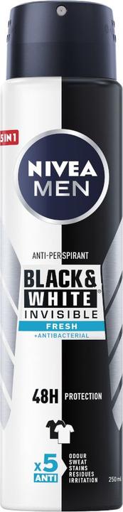Produktbild NIVEA Menack & White Invisible Fresh Antiperspirant 48H 250Ml (Spray, 250 ml)