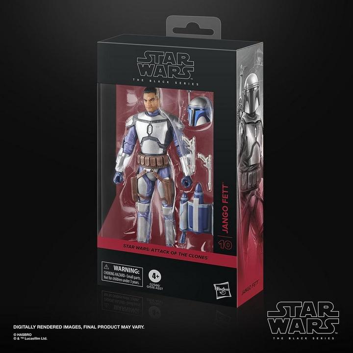 Produktbild Hasbro Star Wars Episode II Black Series Actionfigur Jango Fett 15 cm