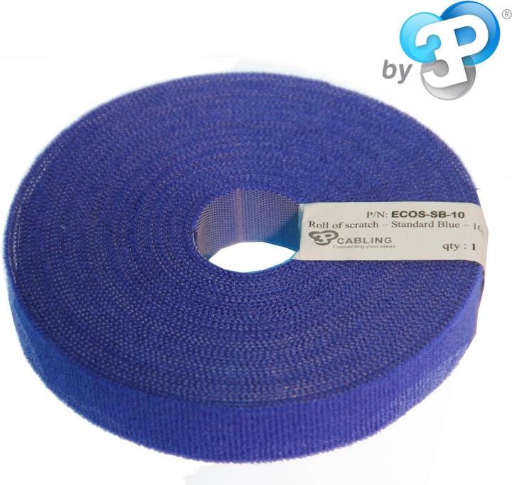 Produktbild PatchSee Eco-Scratch cable tie 10m blue (19 mm)