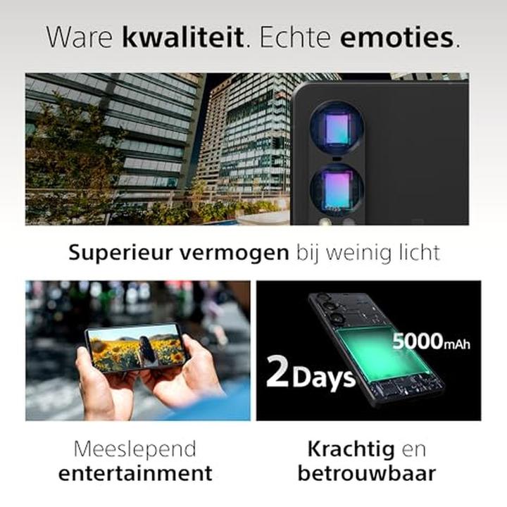 Actual product image Sony Xperia 1 VII | Neuer Ultra-Weitwinkelsensor | Xperia Intelligence | 2 Tage Akkulaufzeit | (256 GB, 6.50", Dual SIM)