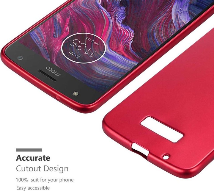 Produktbild Cadorabo TPU Matt Metallic Cover (Motorola Moto Z)