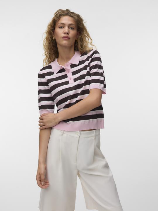 Produktbild Vero Moda AWOLINE Gestricktes Poloshirt Strickpullover (L)