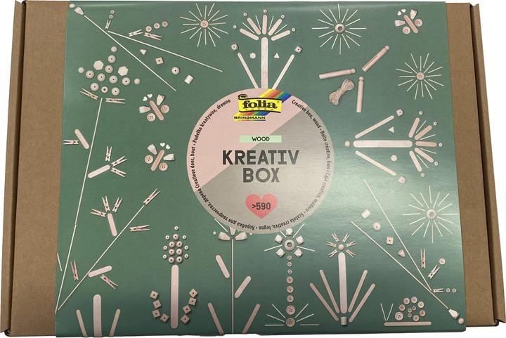 Actual product image Folia Craft box Wood 596tlg.