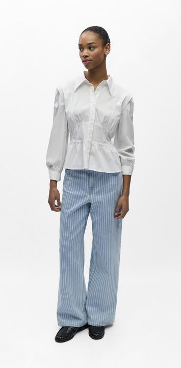 Produktbild Object Gestreifte Wide Leg Jeans (42)