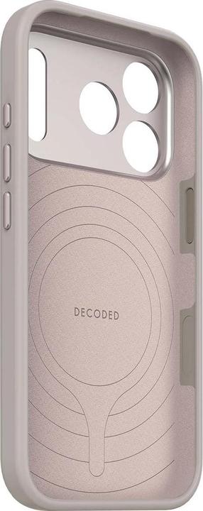 Actual product image Decoded Silicone Backcover Apple iPhone 17 Pro Soft Taupe (Apple iPhone 17 Pro)