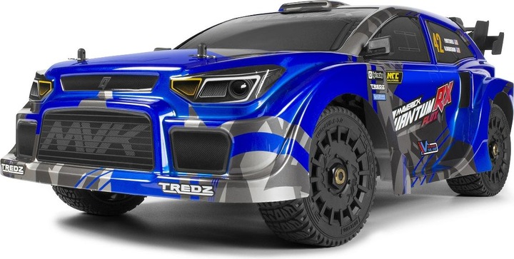 Immagine prodotto Maverick QuantumRX Flux 4S 1/8 4WD Rally Car RTR Blau (Brushless/Ohne Akkus, ohne Ladegerät) (RTR pronto all'uso)