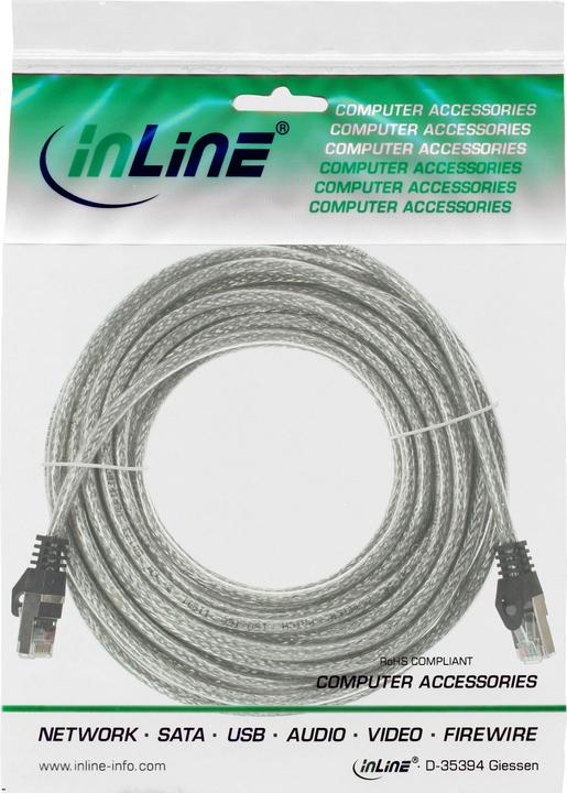 Actual product image InLine Patch cable (SF/UTP, CAT5e, 25 m)