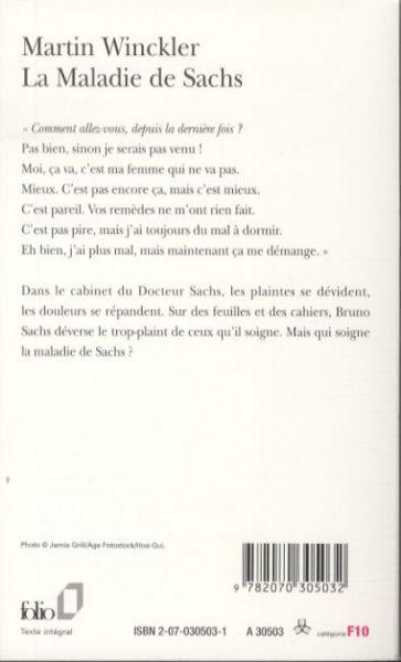 Actual product image La maladie de Sachs (French, Martin Winckler, 2005)