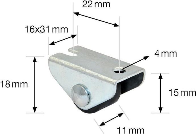 Image du produit Wagner System Roulette fixe