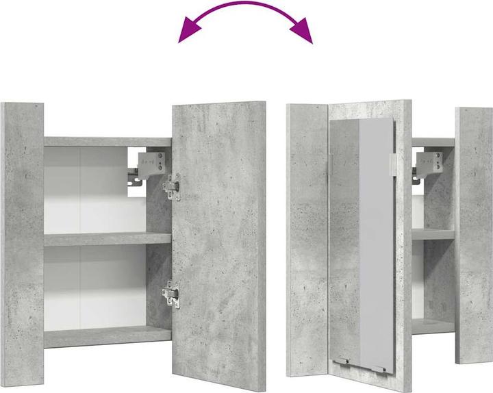 Actual product image vidaXL LED Spiegelschrank (12 x 12 x 45 cm)