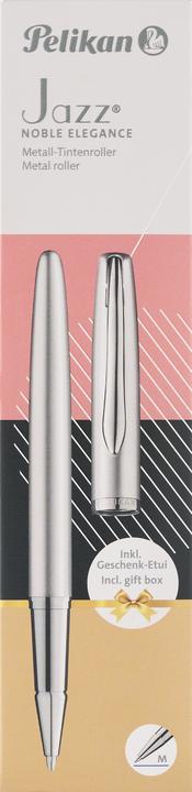 Produktbild Pelikan Tintenroller Roller Jazz® Noble Elegance R36, 1 ST im Geschenketui, Silber (Silver, 1x)