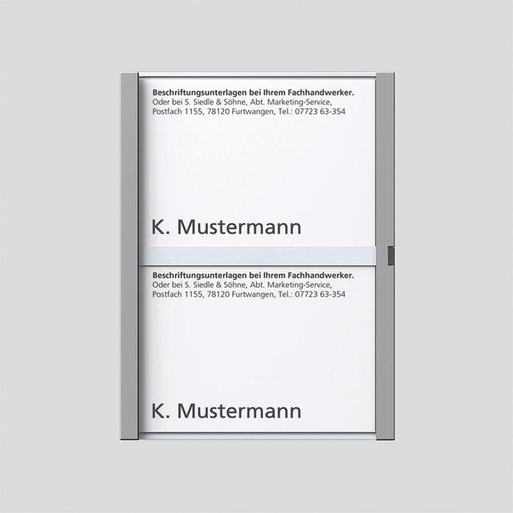 Produktbild Siedle S. & Soehne Namensschild titan-met kpl f.TM 611-2 TM 200029040-