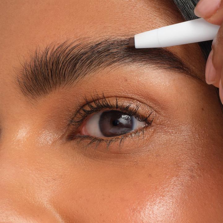 Actual product image Jane Iredale PureBrow Shaping Pencil Retractable Pencil with Spoolie Expertly Outlines Shapes Fills (Dark Brown)