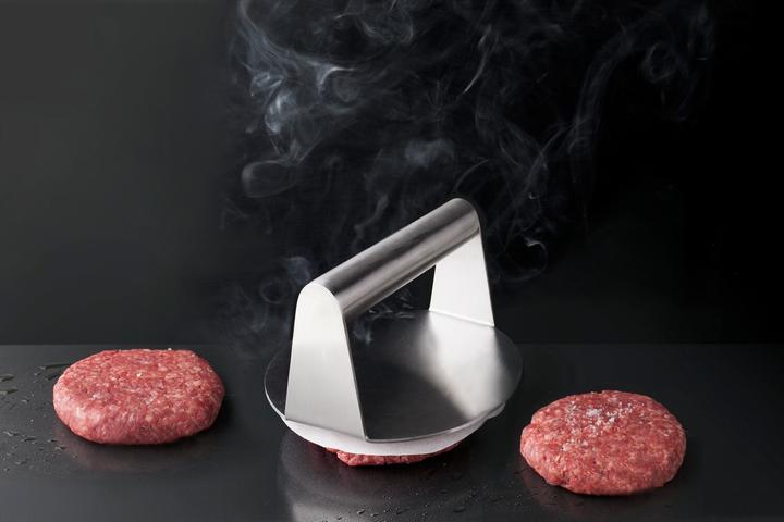 Actual product image Ibili Hamburgerpresse Edelstahl 14.50 cm Perfekt zum Formen und Pressen von Hamburgern