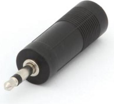 Actual product image Velleman 6.35mm MONO JACK SOCKET TO 3.5mm MONO JACK