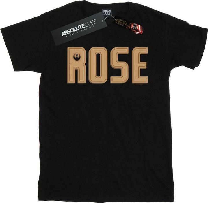 Star Wars The Rise Of Skywalker Rose Text Logo TShirt (M)