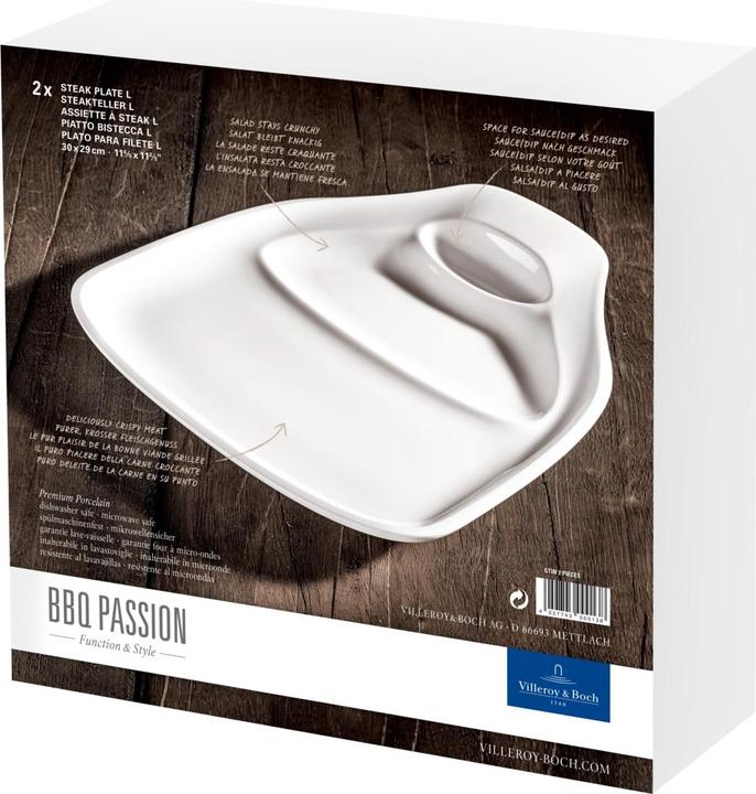 Image du produit Villeroy & Boch Assiette à steak L Set 2 pièces BBQ Passion (2 x)