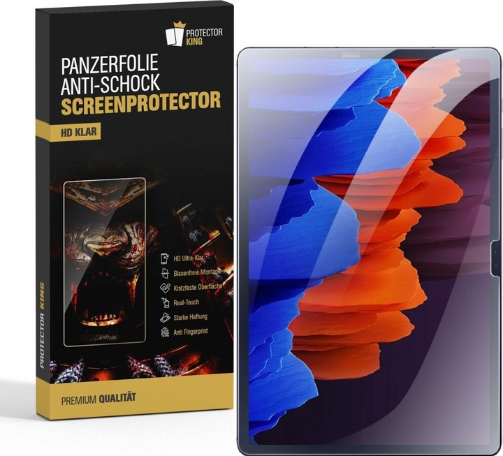Actual product image Protectorking 6x 9H Panzerglas flexibel HD Klar (6 Piece, Galaxy Tab S8 Plus)