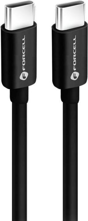 Produktbild Forcell Cable F-ENERGY C338 cable Type C to Type C PD QC4.0 3A 60W 3 m black (3 m, 60 W)