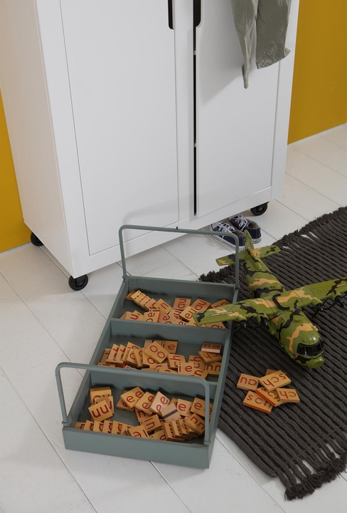 Produktbild Woood Stapelbox Jort jadegrün