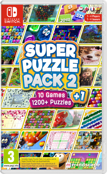 Produktbild Mindscape Super Puzzle Pack 2 (Code in a Box) (Switch) (Switch OLED, Switch, Switch Lite)