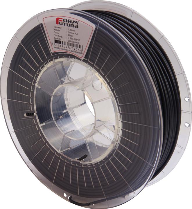 Actual product image Formfutura Filament PLA Volcano - Black 3mm 750g (PLA, 2.85 mm, 750 g)